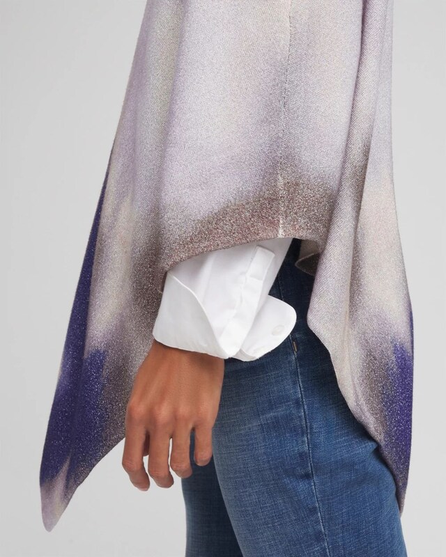 Convertible Knit Poncho - image 4